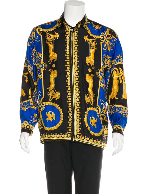 versace shirt dames|versace casual shirts.